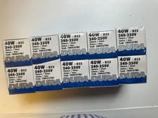 Image of 10x40 watt bayonet light bulbs Clear BC GLS old style
