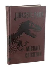 Image of Rare - JURASSIC PARK by Michael Crichton Deluxe Dinosaur Skin Cover Edition NEW