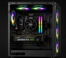 Image of 🚀 HIGH-END GAMING PC | Ryzen 5 5500 | RTX 3050 | 16GB RAM | 512SSD+HDD | READY