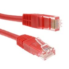 Image of 2M Red Network Ethernet RJ45 Cat-5E UTP PATCH LAN COPPER Cable [008799]