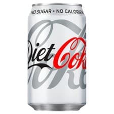 Image of Coca-Cola Diet Coke Soft Drink Can Pack of 330ml