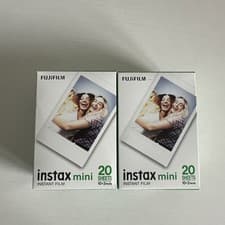 Image of Fujifilm Instax Mini Film 40 Shots Twin Pack Instant Camera Photo Paper UK