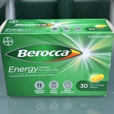 Image of Berocca Vitamin C Film Coated Energy Tablets 30 Count (Pack of 1) Tablets