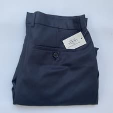 Image of Guess Men’s Dress Pants Slim Blue Metallic Size 32