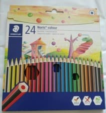 Image of Noris Colour Pencil- Pack of 24 Coloured Pencil (185C24)