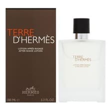 Image of Hermes Terre D'hermès Mens Aftershave Lotion 100ml Fragrance