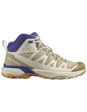 Image of Salomon UK8 Men's Ultra 360 Edge Mid GTX Walking Boots Bleached Sand/ Kelp/ Blue