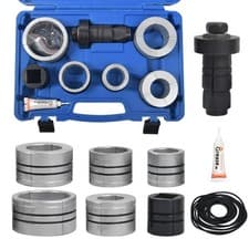 Image of 8X Exhaust Tail Pipe Expander Stretcher Tool Set 1-5/8" to 4-1/4" Pipe + Grease