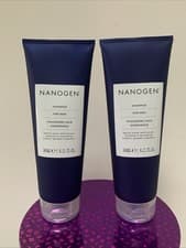 Image of 2x NANOGEN Thickening Hair Treatment Shampoo for Men 240ml. NEW