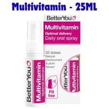 Image of BetterYou Multivitamin B-Complete Oral Spray Fast Acting Vitamin D3 Supplement