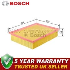 Image of Bosch Air Filter Fits Nissan Juke Note NV200 / Evalia Renault Clio Modus Grand