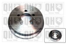 Image of Genuine QH Brake Drum Rear Axle Fits Audi Skoda VW Bdr632 Braking Part