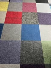 Image of 20 x Random Colours Carpet Tiles 5m2 Heavy Duty Commercial Premium Bedroom Porch