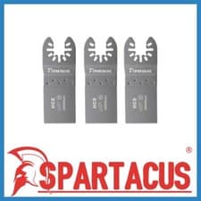 Image of 3 x Spartacus 34mm Oscillating Multi Tool Multitool Plunge Cutting Wood Blades