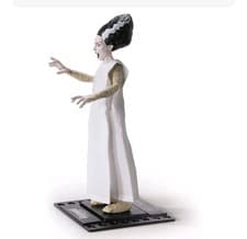 Image of The Noble Collection BendyFigs Bride Of Frankenstein Officially Licensed 19cm Be