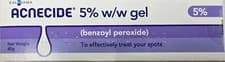 Image of Acnecide - 5% w/w Gel - Benzoyl Peroxide - 40g