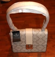Image of BNWT Kate Spade New York Spade Flower Small Flap Shoulder Bag MSRP $379!