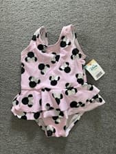 Image of New With Tag Disney George Minnie Mouse Swimsuit Swimming Costume 3-6months