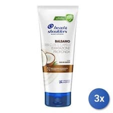 Image of 3x Head & Shoulders Conditioner 220 Ml. Deep Hydration Made In Italy