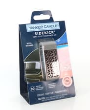 Image of Yankee Candle Sidekick Visor Clip Car Fragrance Kit Pink Sands New