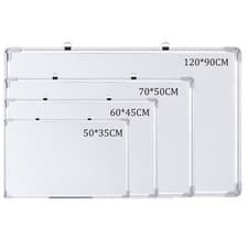 Image of MAGNETIC WHITEBOARD SMALL LARGE WHITE BOARD DRY WIPE NOTICE OFFICE SCHOOL HOME