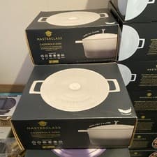 Image of MasterClass Cast Aluminium 4L Casserole Dish Grey Ombre