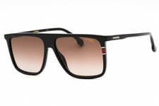Image of CARRERA 172/N/S 807/HA Sunglasses Black Frame Dark Brown Lenses 58mm