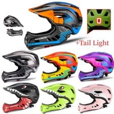 Image of ROCKBROS Kids Children Helmet Full Face Cycling Skateboarding Scooter Adjustable