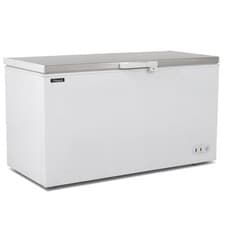Image of NEW BLIZZARD SOLID CHEST FREEZER 550L STAINLESS STEEL TOP 1.5M WIDE RRP £894