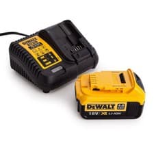 Image of DeWalt DCB184 18V XR Li-ion Battery Pack 5.0Ah & Multi Voltage Charger