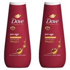 Image of Dove Pro Age Advanced Care Body Wash Shower Gel - 2×400ml