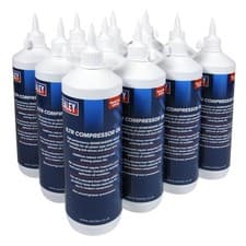 Image of Sealey CPO/1 Compressor Oil 1ltr Pack of 12