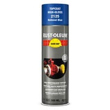 Image of Rust Oleum Hard Hat Metal Spray Paint National Blue 500ml