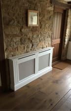 Image of Traditional Style, Radiator Cover, White Primed