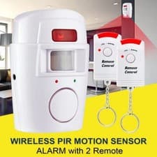 Image of Wireless Motion Sensor Alarm Detector Indoor Outdoor Garage UK Stock