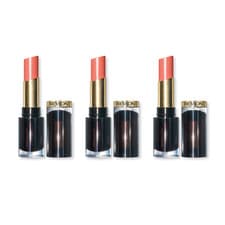Image of Revlon Super Lustrous Glass Shine Lipstick 3.1g - 019 Dewy Peach x3