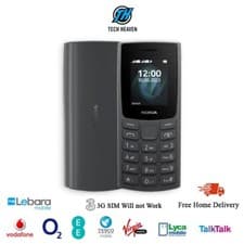 Image of Nokia 105 100% Genuine 2025 2G Model Dual Sim (Unlocked) Mobile Phone New UK
