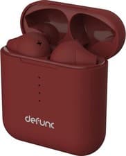 Image of Defunc True Go Earphones In Ear True Wireless Earbuds Mic Headphones Red