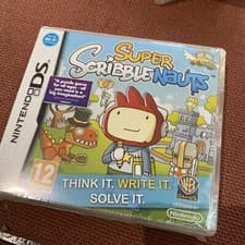 Image of Super Scribblenauts NDS 2DS Nintendo DS Video Game Mint Original UK Sealed