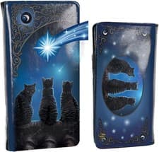 Image of Wish Upon a Star Embossed Purse (LP) 18.5cm Lisa Parker
