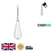 Image of Chef Aid Stainless Steel Balloon Whisk 20.5cm – Multi-Functional Kitchen Tool