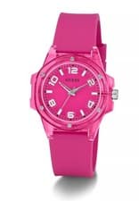 Image of Guess Watch Ladies Mini Hype Pink Silicone Strap GW0880L4 RRP £95