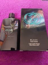 Image of Gucci Guilty Black Pour Homme 90ml Aftershave Lotion for Men RARE In UK NEW