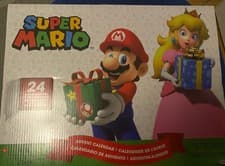 Image of BNIB Rare Nintendo Super Mario Bros Advent Calendar Mario Luigi Sealed 24 Gifts