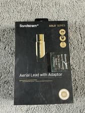 Image of SANDSTROM AV GOLD SERIES Aerial Lead with Adapter -S2AER315- 2M.