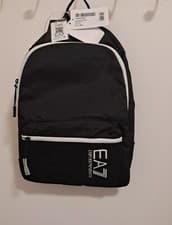Image of EMPORIO ARMANI EA7 Train Core Backpack Black.