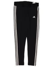 Image of ADIDAS Womens Leggings UK 12/14 Medium  Black Cotton DX06