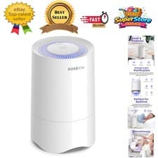 Image of Compact HEPA Air Purifier & Aroma Diffuser with Night Light for Bedrooms