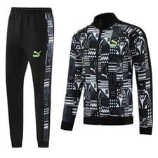 Image of Puma Originals Tracksuit Full Set Jacket & Pants S M L XL XXL Mens New Black