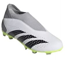 Image of adidas Predator Accuracy.3 Fg Jr Football Boots IF2265 white Moulded Studs 12k
